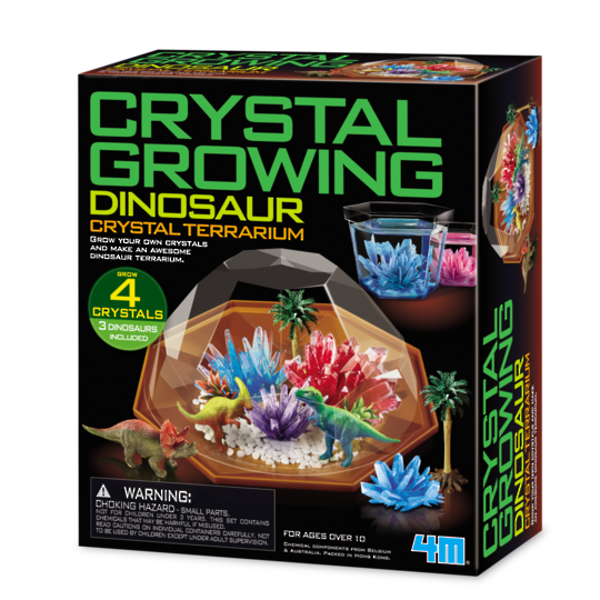 Crystal Growing Dinosaur Terrarium